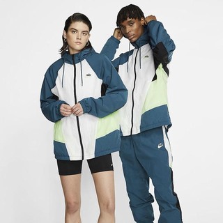 Jachete Nike Sportswear Heritage Windrunner Signature Barbati Albastri Albi | OUZF-40517